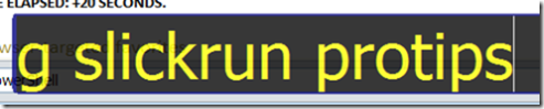 SlickRun - google search MagicWord in action