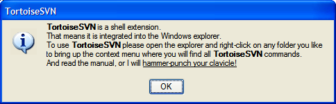 TortoiseSVN GPL-licensed friendlier message 1